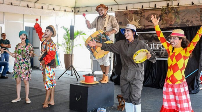 Com apresentação teatral, Adapec aborda educação sanitária na defesa agropecuária na Agrotins 2023