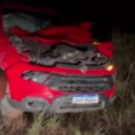 Caminhonete com músicos de dupla sertaneja bate em animal solto em rodovia horas antes de show