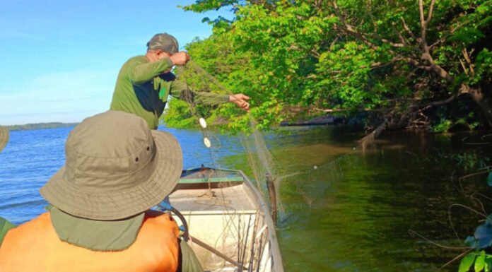 Operação Piracema apreende 200 quilos de pescado e 3 mil metros de redes de pesca