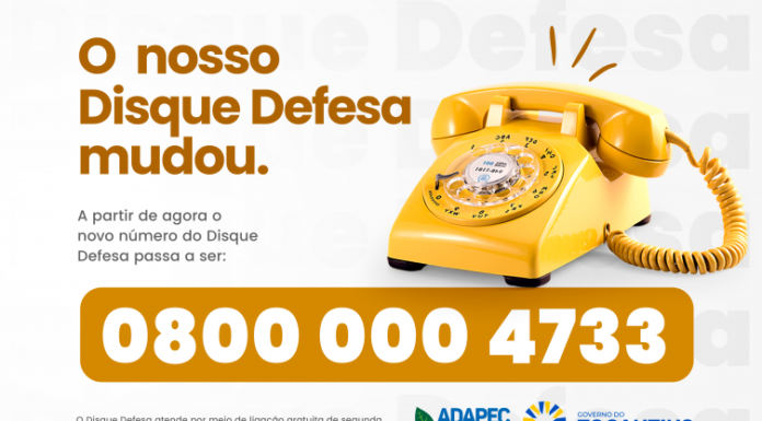 Adapec divulga novo telefone do Disque Defesa