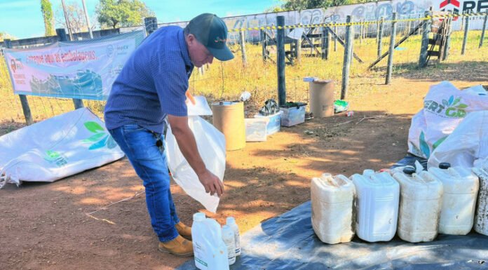 Na Semana do Meio Ambiente, projeto itinerante do Governo do Tocantins recebe mais de 18 mil embalagens vazias de agrotóxicos