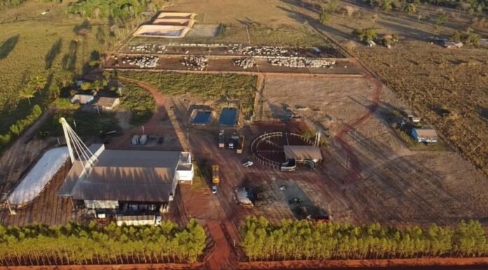 Vista aérea do sítio Shofar. Foto: Matheus Roz