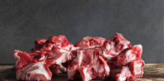 carne bovina com ossos