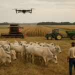 Drones agrícolas no Tocantins: como eles e os softwares de gestão estão mudando a pecuária