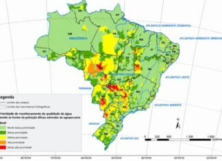 Estudo mapeia áreas no Brasil mais vulneráveis à poluição difusa gerada pela agropecuária – Estudo mapeia áreas no Brasil mais vulneráveis à poluição difusa gerada pela agropecuária